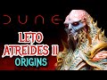 Leto atreides ii origins  dunes ugly tyranically humansandworm hybrid emperor was a great ruler