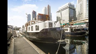 INSIDE £650,000 LUXURY HOUSEBOAT, THOR, ON THE THAMES