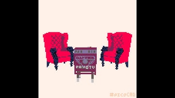 The Construct making of timelapse in #picoCAD