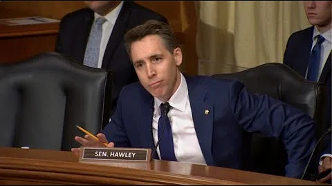 You Are Lying Under Oath': Senator Hawley Slams Ar...
