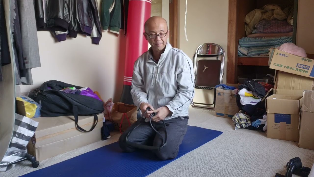 アブローラーチャレンジ新年day24､totalday35(昨日のこと抜き)、(足首、カニ歩き、腕立て、ブルガリアンスクワット込み)