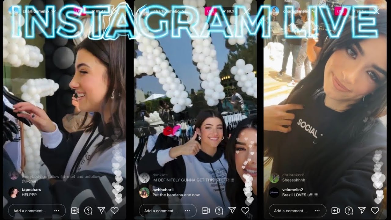 Charli D'Amelio Instagram Live With Dixie  May 6 2021