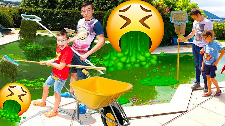 NE JAMAIS TROP ATTENDRE POUR NETTOYER LA PISCINE SALE !!! 🤢