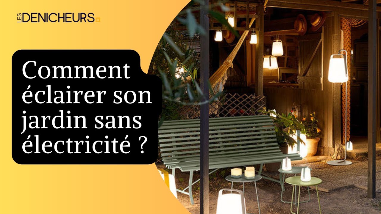 Comment bien éclairer son jardin sans électricité ? - Côté Maison