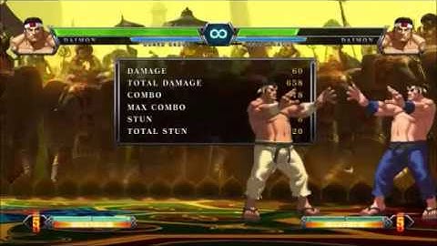 KOF XIII - Goro Daimon Combos (Kof - Cañete) [HD]