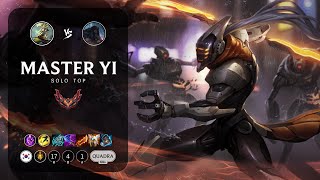 Master Yi Top vs Udyr - KR Grandmaster Patch 13.23