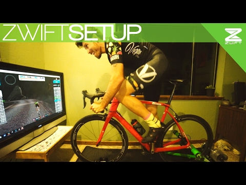 Setting Up My Zwift Pain Cave - w/ Kinetic Smart Trainer