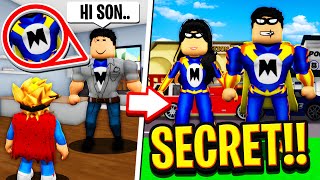 My Parents Were SECRET SUPERHEROES in Roblox BROOKHAVEN RP!!