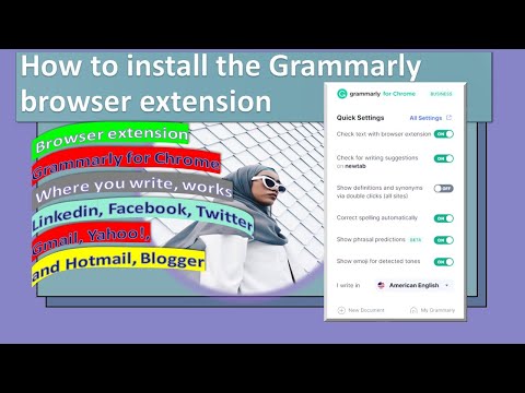 How to add grammarly extension in chrome