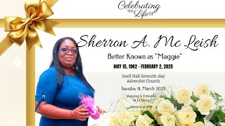 Celebrating the life of Sherron A. McLeish || March 11, 2025