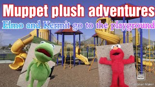 Muppet plush adventures: Elmo and Kermit go to the playground