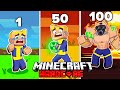 Sobreviví 100 DÍAS en un YERMO NUCLEAR en Minecraft HARDCORE!