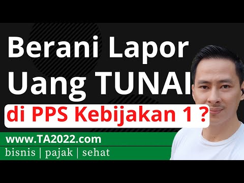 Jangan SEMBARANGAN Lapor Uang TUNAI di PPS Kebijakan 1 😲😲😎| www.TA2022.com