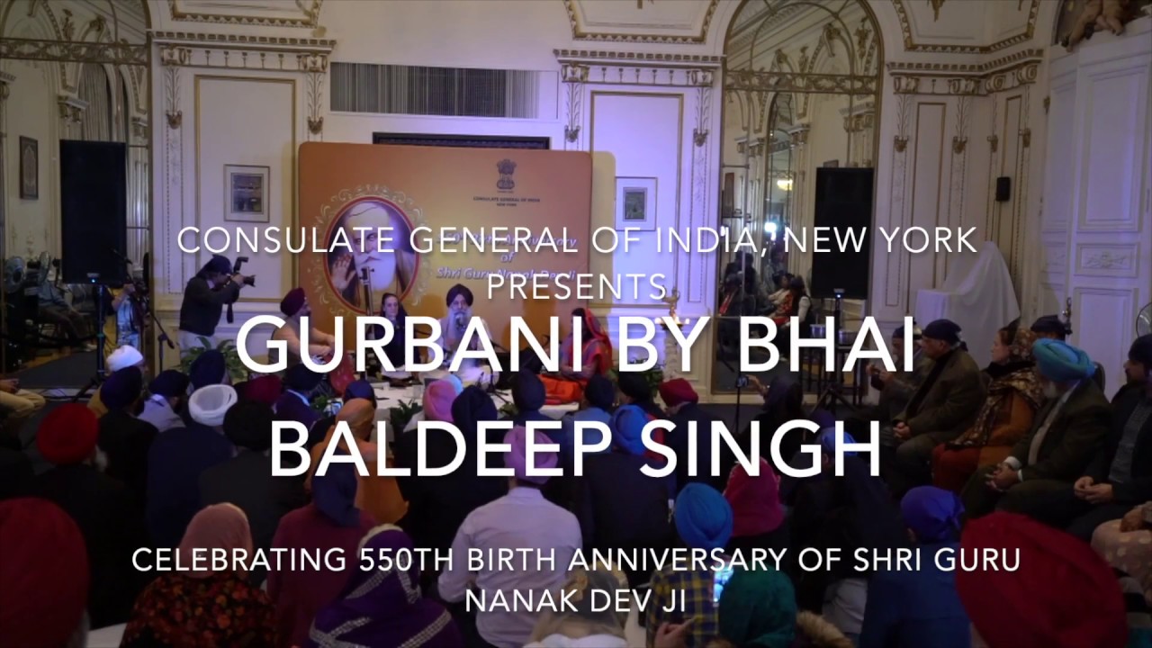 Gurbani by Bhai Baldeep Singh - 550th Birth Anniversary of Shri Guru Nanak Dev Ji@Consulate