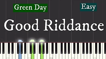 Green Day - Good Riddance (Time Of Your Life) Piano Tutorial | Easy