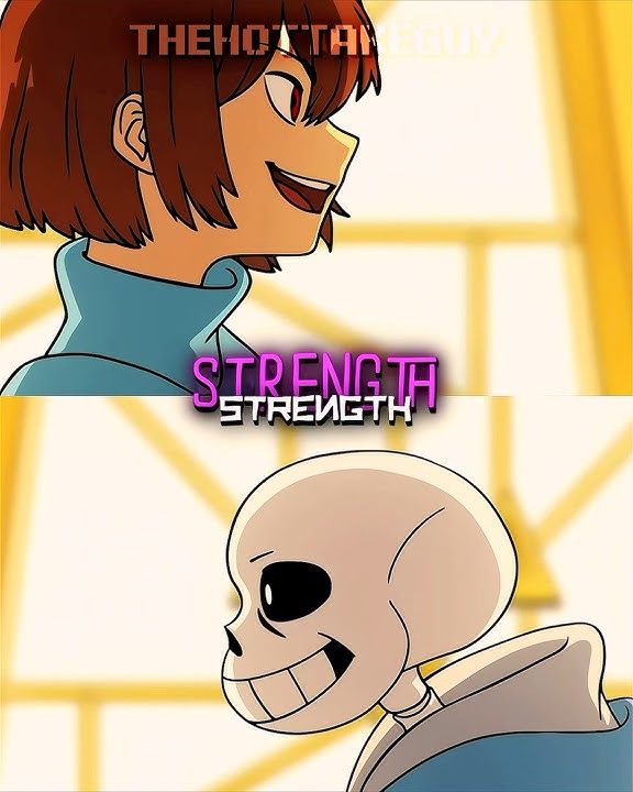 Frisk vs Sans (Stronger Than You) #edit #shorts #undertale