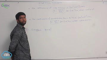 Binomial Theorem for positive integral index || The Coefficient || Disk Telangana