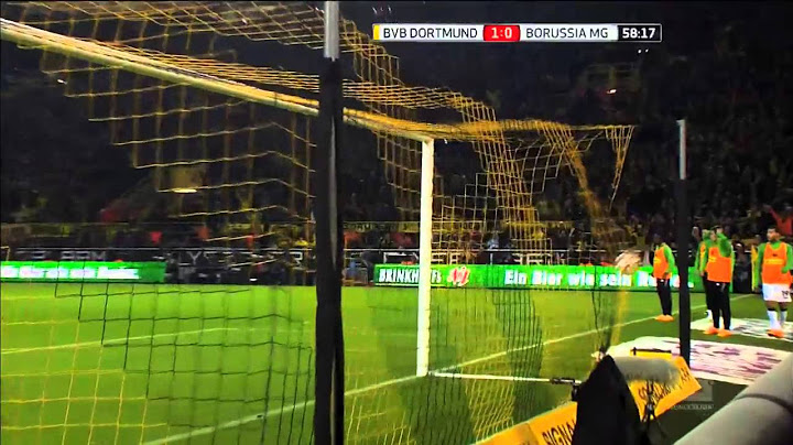 Borussia Dortmund vs. Borussia Monchengladbach