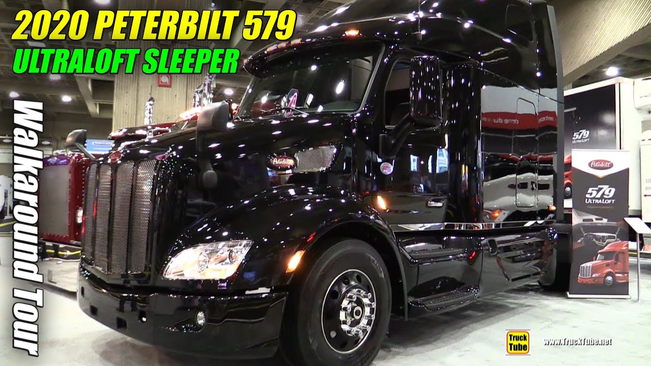 2020 Peterbilt 579 80inch Ultraloft Sleeper Exterior And Interior Walkaround 2019 Expocam