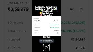 Day 143 : Posting My Mutual Fund Portfolio 📈