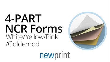 Full Colored 4 Part NCR Forms | Newprint