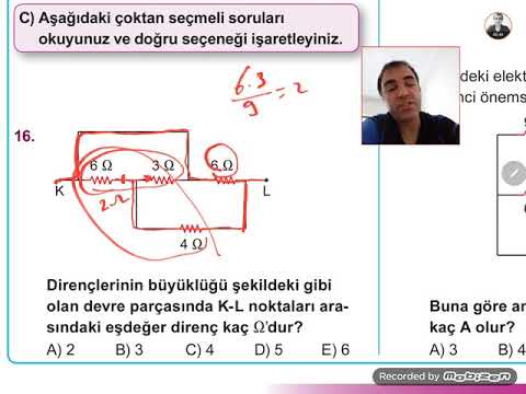 10. sinif MEB fizik kitabı elektrik akımı değerlendirme sorularının çözümleri 1