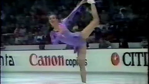 Claudia Kristofics-Binde...  (AUT) - 1982 World Figure Skating Championships, Ladies' Long Program