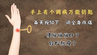 手上有个“调病万能钥匙”每天按50下调全身疼痛便秘悄悄好了轻松就瘦了 支沟穴 三焦经 耳鸣调理便秘调理 中医养生身体调理气血疏通经络养生针灸理疗[中医针灸理疗师Jimmy】