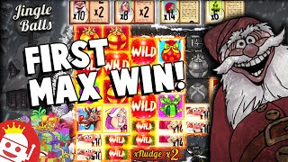 IT'S IN! ⚡ FIRST EVER JINGLE BALLS MAX WIN TRIGGERED 🎅 SECRET END ANIMATION! screenshot 5