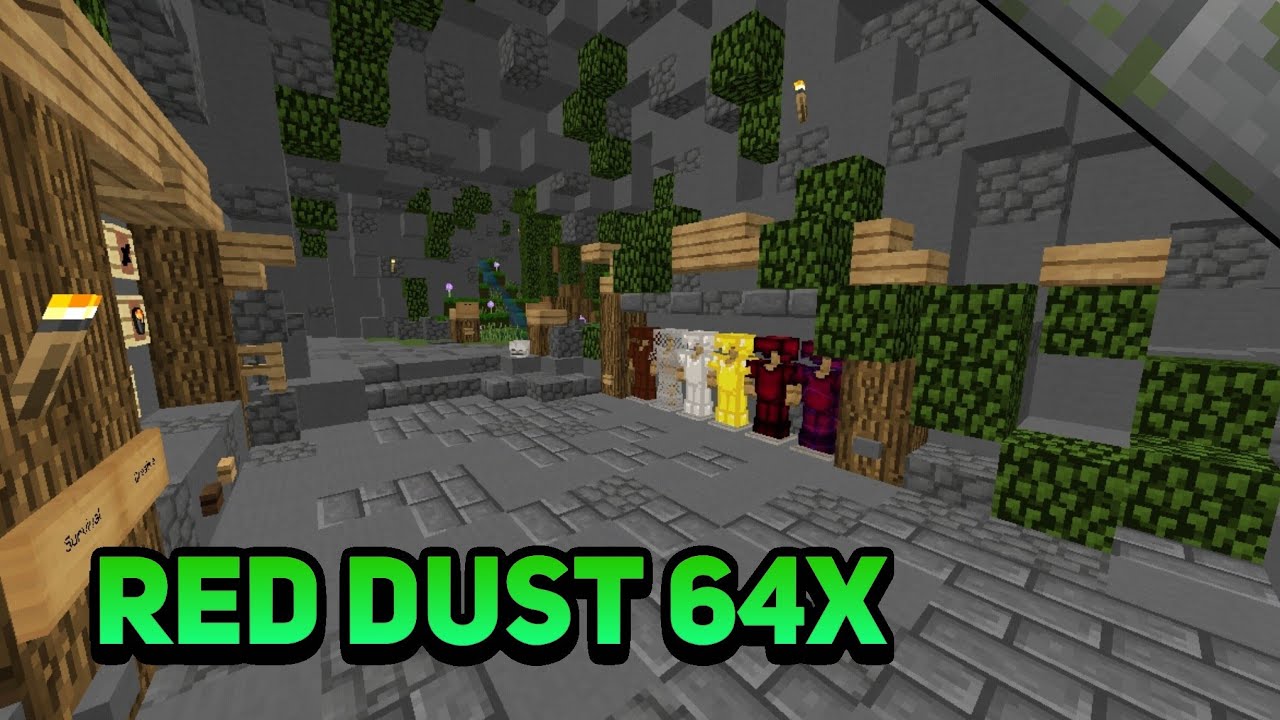 Red Dust [64x] || Minecraft pe || DaniRxsh - YouTube