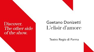 L&#39;ELISIR D&#39;AMORE, DISCOVER The other side of the show