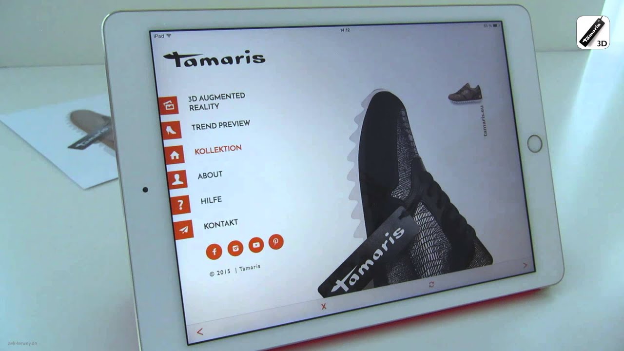 Udsæt ophøre Medfølelse Demo of "Tamaris 3D App", the mobile Augmented Reality app - YouTube