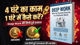 DEEP WORK BOOK SUMMARY IN HINDI | AUDIOBOOK SUMMARY | HINDI BOOK SUMMARY