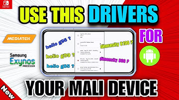 INSTALL *RIGHT* mali gpu DRIVERS ! for your MALI DEVICE  || NEW MALI GPU DRIVERS FOR *LOW END DEVICE