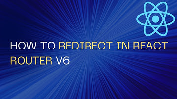 How to redirect in React Router v6 | React router-dom v6 redirect on click