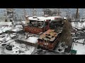 Спустя год после крупного пожара около ТЦ «Колизей» в городе Самара / Russia