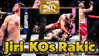 UFC 300: Jiri Prochazka KOs Aleksandar Rakic