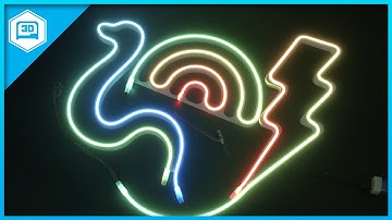 LED Neon Signs #3DPrinting #CircuitPython #RaspberryPi