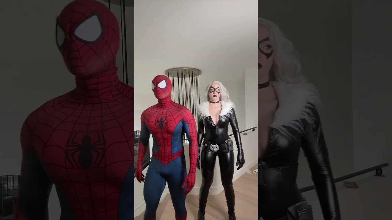 Casual outfit check #spiderman #blackcat #cosplay