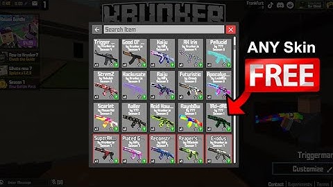 How to get ANY Skin for FREE in Krunker.io (WORKING)