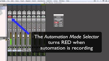 Performing Automation on Fader Strip Controls