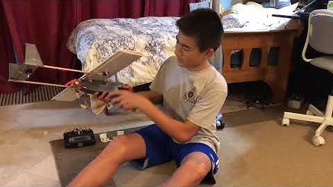 Jaden’s Twin- boom Pusher RC plane