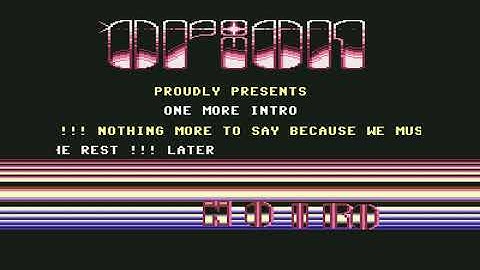 One More Intro by Orion  ! Commodore 64 (C64)