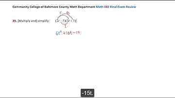 CCBC Math 082 Final Exam Review: problem 35
