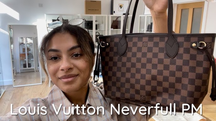 REVIEW* Louis Vuitton Neverfull PM! What Fits, Mod Shots, MM Comparison 