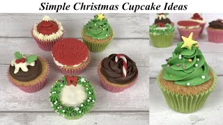 Simple Christmas Cupcake Ideas