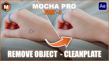 Remove Object using Cleanplates in After Effects using @BorisFXco Mocha Pro | MPRO Series PART 4