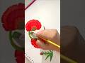 Flower painting 🌺 #acrylic #acrylicpainting #flowers #shortsfeed #shorts #viral #simple #tutorial