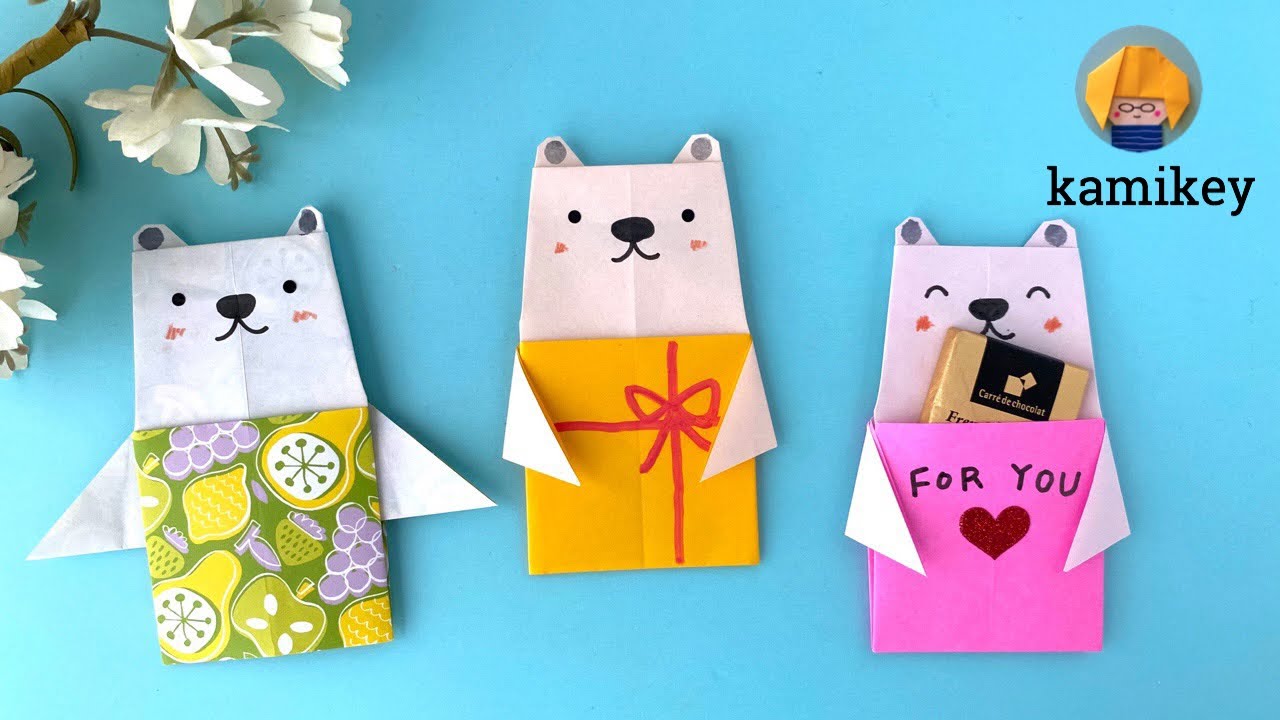 折り紙 くま Origami Bear カミキィ Kamikey Youtube
