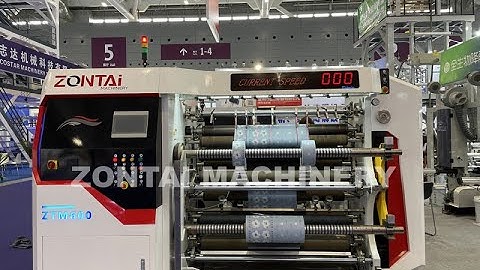 ZTM-C high speed slitting rewinding machine for laminated film, printing film